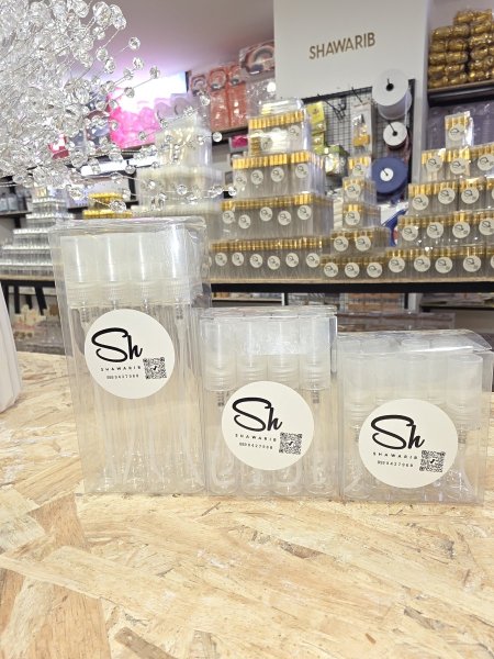 تقسيمات عطور زجاجية مع غطاء شفاف